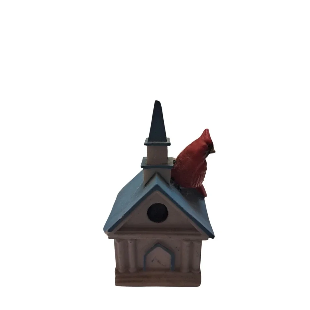 Lenox Garden Birdhouse Thimble Cardinal‎ / Downy Woodpecker / Eastern Bluebird
